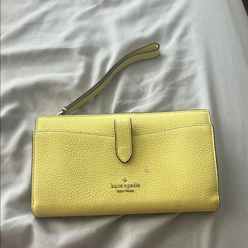 Kate Spade Lemon Wristlet Clutch